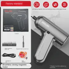 Электрическая отвертка Xiaomi Delixi, Электрическая отвертка с зарядкой, мини-отвертка, электрическая отвертка, бытовой ручной электрический