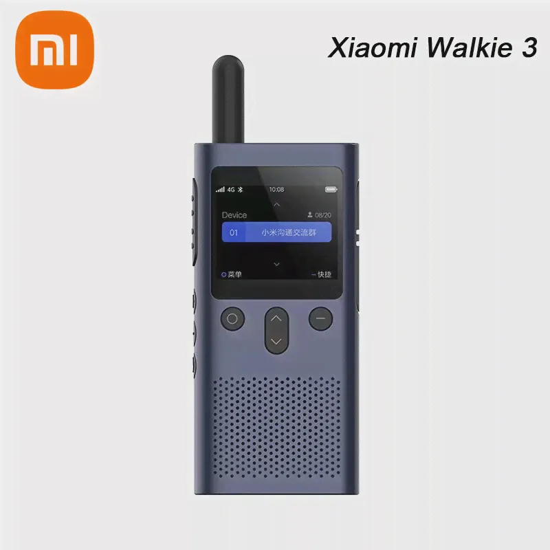 Оригинальная умная рация Xiaomi Mijia Smart Walkie 3 с FM-радио, динамиком, режимом ожидания, приложением для смартфона, быстрой командной коммуникации (art.: 3920c191b46b9)-1