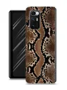 Силиконовый чехол "Кожа питона" на Xiaomi Mi Mix Fold / Сяоми Ми Микс Фолд