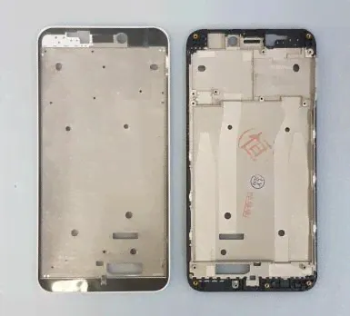 Рамка дисплея Xiaomi Redmi 4x серебро