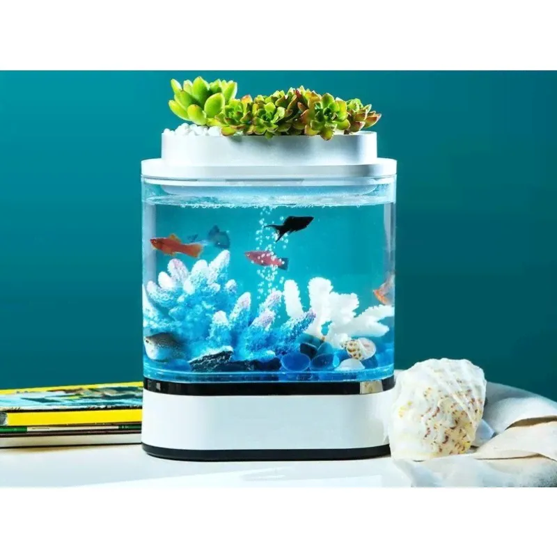 Xiaomi Geometry Amphibious Fish Tank аквариум-1