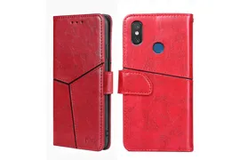 Чехол-книжка MyPads для Xiaomi Mi 8 / Сяоми Ми 8 (Красный)