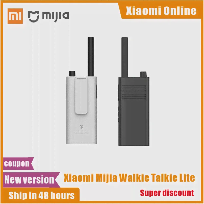 🛍 Портативная рация Xiaomi Mijia Lite, 5 км, домофон, портативная мини-рация для использования на улице, приложение Mi home, 2020-0