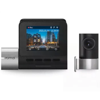 Видеорегистратор Xiaomi 70Mai Dash Cam Pro Plus A500S GPS, Комплект 2 камеры, Российская версия