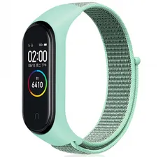 Ремешок для браслета Xiaomi Mi Band 4 нейлоновый мятный