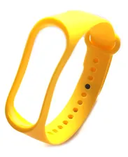 Силиконовый ремешок для Xiaomi Mi Band 3 / Mi Band 4 Yellow
