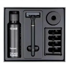 Комплект для бритья Xiaomi Manual Razor Set (H600-8), 4 насадки+пена