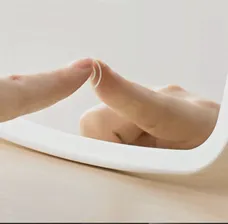 🛍 Умное портативное зеркало для макияжа Xiaomi, настольное светодиодное регулируемое складное зеркало с подсветкой, настольное зеркало для общежития с подсветкой
