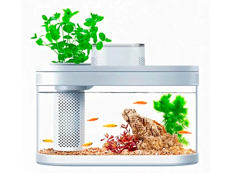 Аквариум Xiaomi Geometry Fish Tank Aquaponics Ecosystem C180-0