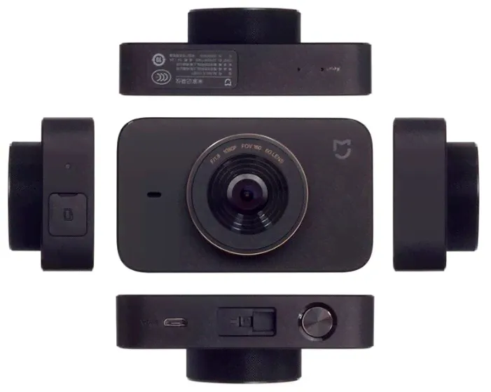 Видеорегистратор Xiaomi Mi Dash Cam 1S (QDJ4032GL) черный-0