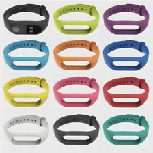 Xiaomi Mi Band 2 Ремешок-браслет, сменный ремешок Mi Band, однотонный силиконовый браслет для Xiaomi Band 2, Аксессуары