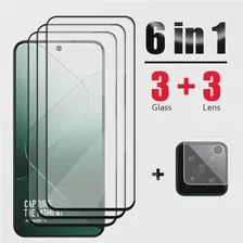 6 В 1 для Xiaomi 14 Glass Закаленное стекло Xiaomi 14 Glass Защитная пленка для экрана камеры Xiaomi 14 13 Glass