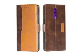 Чехол-книжка MyPads для Xiaomi Mi 8 / Сяоми Ми 8 (Желтый + коричневый)