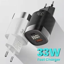 PD33W USB Type-C GaN Быстрое Зарядное устройство с Цифровым дисплеем QC3.0 Быстрое зарядное устройство Для iPhone 14 13 12 Pro iPad Samsung Xiaomi Дорожное Зарядное устройство