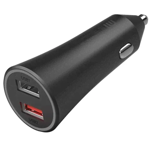 Разветвитель прикуривателя Xiaomi Mi 37W Dual-Port Car Charger (CC06ZM)-0