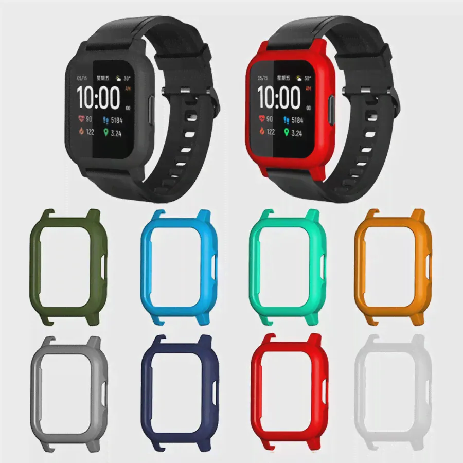 Жесткий защитный чехол для Xiaomi Haylou LS02 Smart Watch Защитный чехол Бампер для Haylou LS02 Shell Frame Аксессуары
