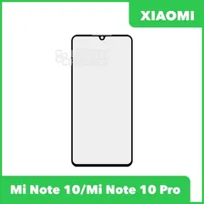 Стекло + OCA пленка для переклейки Xiaomi Mi Note 10 / Mi Note 10 Pro (черный)