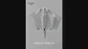 Fully automatic reverse umbrella