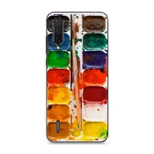 Силиконовый чехол Акварель на Xiaomi Mi 9 Lite